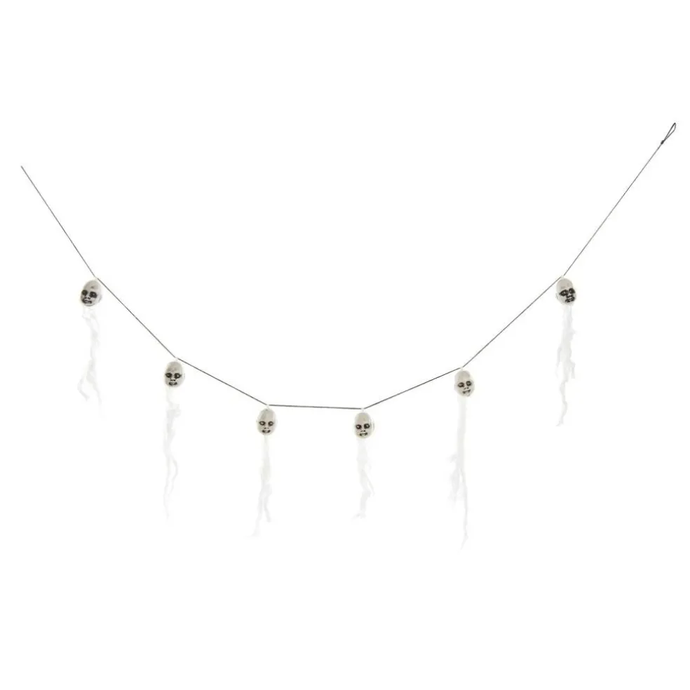 71'' Ghost Skeleton Halloween Decorative Hanging Garland