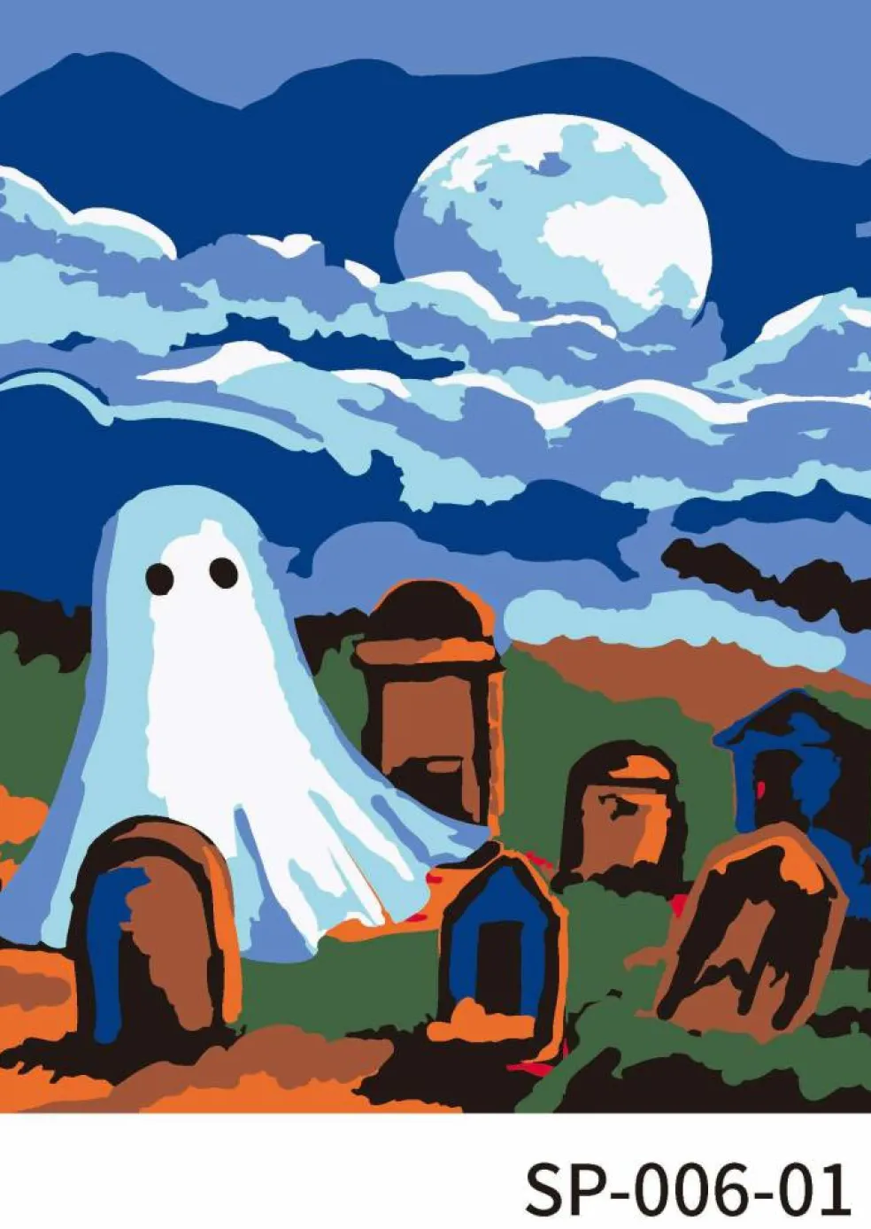Ghosts Paint Marker-by-Number Kit by Artist's Loft®