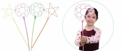 Giant Bubble Wands, 24 Inch, 12 Pack – Assorted Outdoor Bubble Toys for Kids