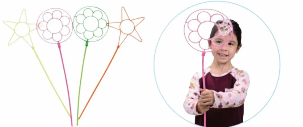 Giant Bubble Wands, 24 Inch, 12 Pack – Assorted Outdoor Bubble Toys for Kids