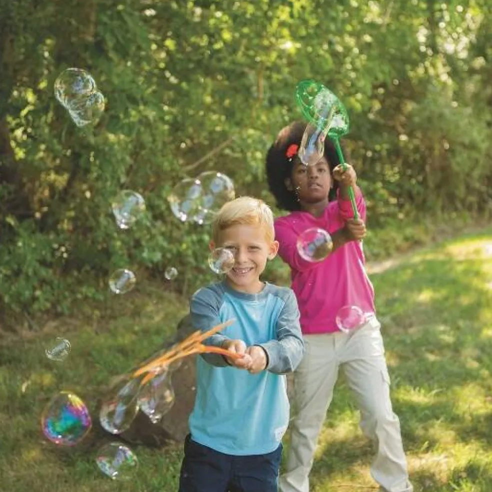 Giant Bubble Wands, 24 Inch, 12 Pack – Assorted Outdoor Bubble Toys for Kids