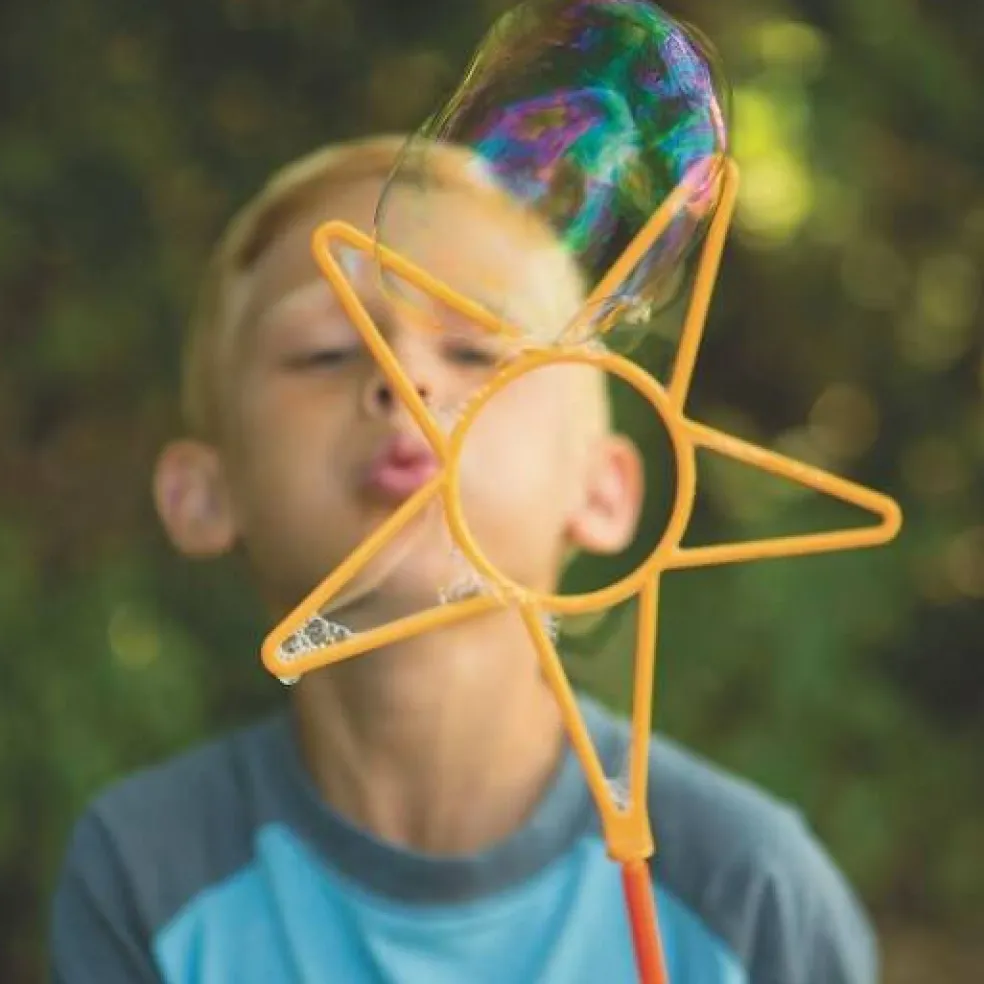 Giant Bubble Wands, 24 Inch, 12 Pack – Assorted Outdoor Bubble Toys for Kids