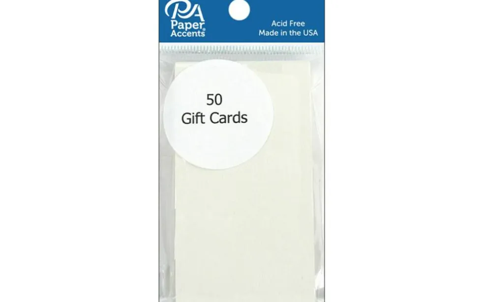 Gift Card 2x3.5 50pc Cream