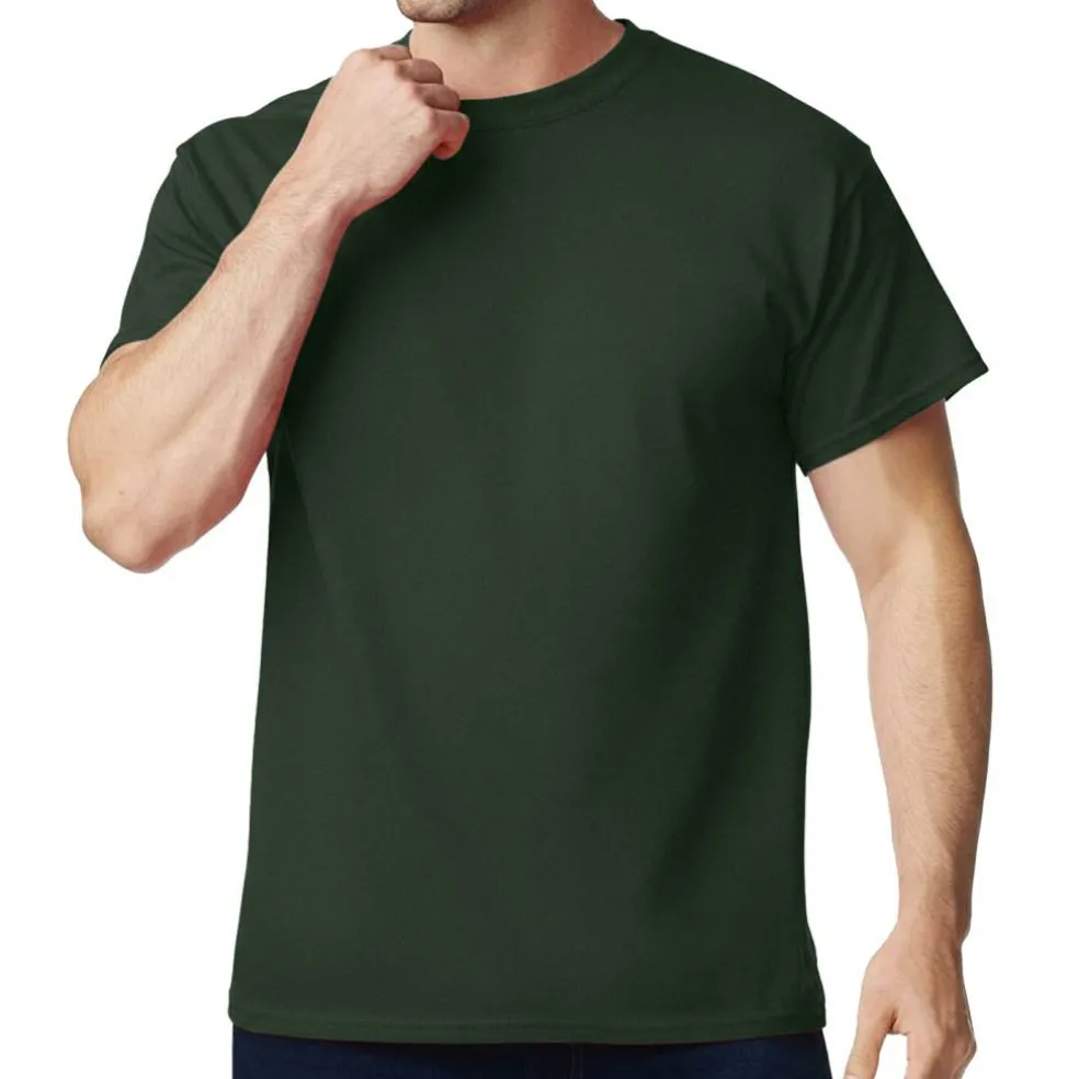 Gildan Heavy Cotton Blank Assorted T-Shirt, Casual 8 Pack Tee