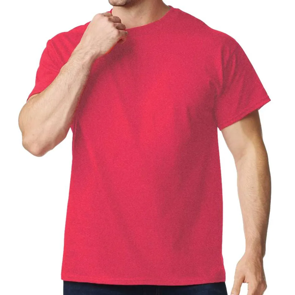 Gildan Heavy Cotton Blank Assorted T-Shirt, Casual 8 Pack Tee