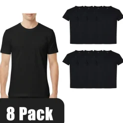 Gildan Heavy Cotton Blank Assorted T-Shirt, Casual 8 Pack Tee