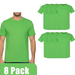 Gildan Heavy Cotton Blank Assorted T-Shirt, Casual 8 Pack Tee