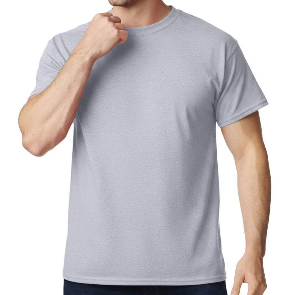 Gildan Heavy Cotton Blank Assorted T-Shirt, Casual 8 Pack Tee