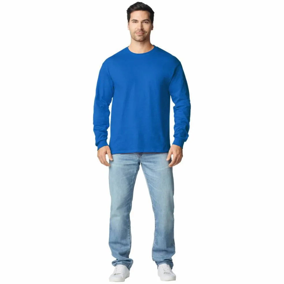 Gildan® Long Sleeve Crew Neck Adult T-Shirt