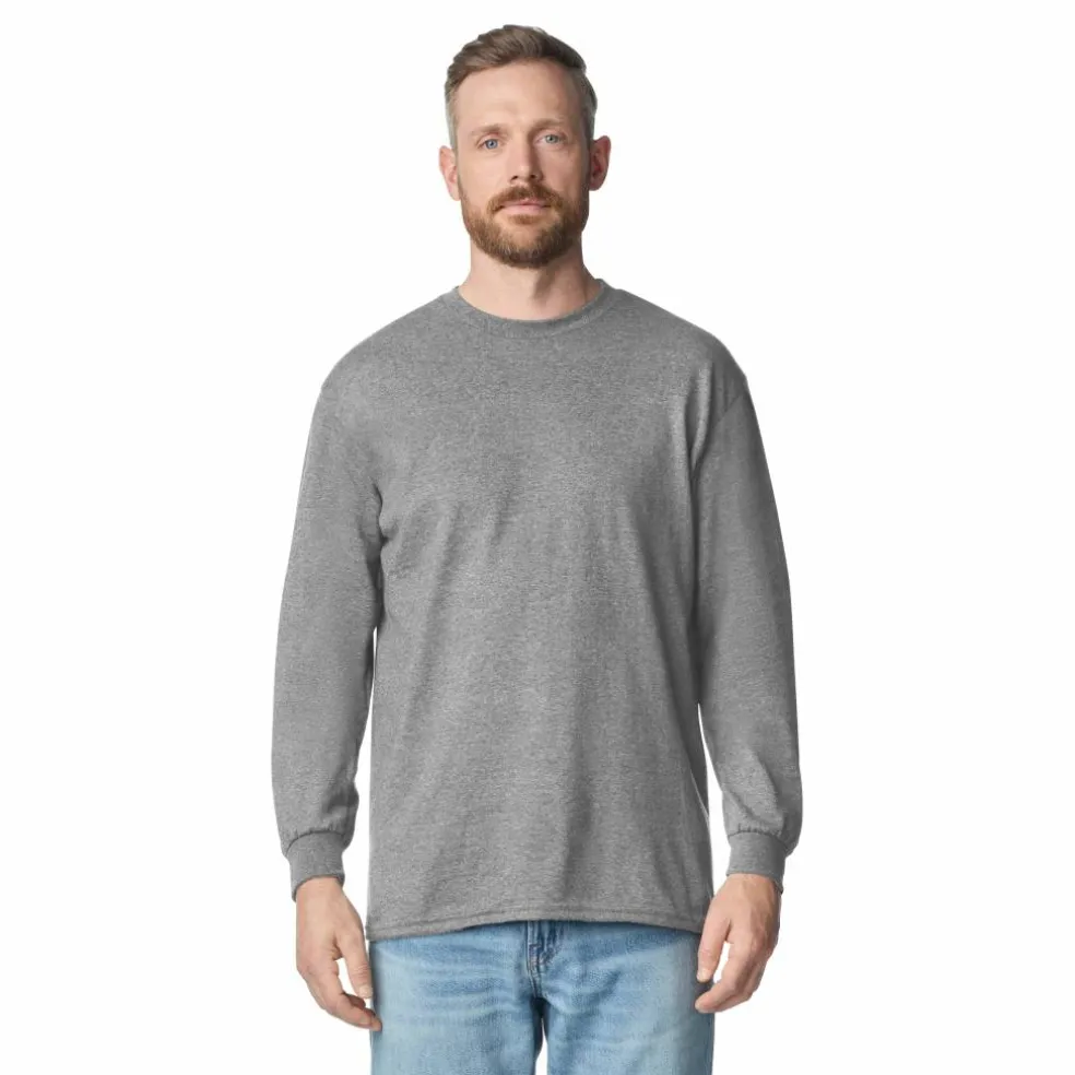 Gildan® Long Sleeve Crew Neck Adult T-Shirt