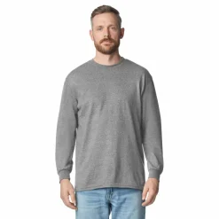 Gildan® Long Sleeve Crew Neck Adult T-Shirt