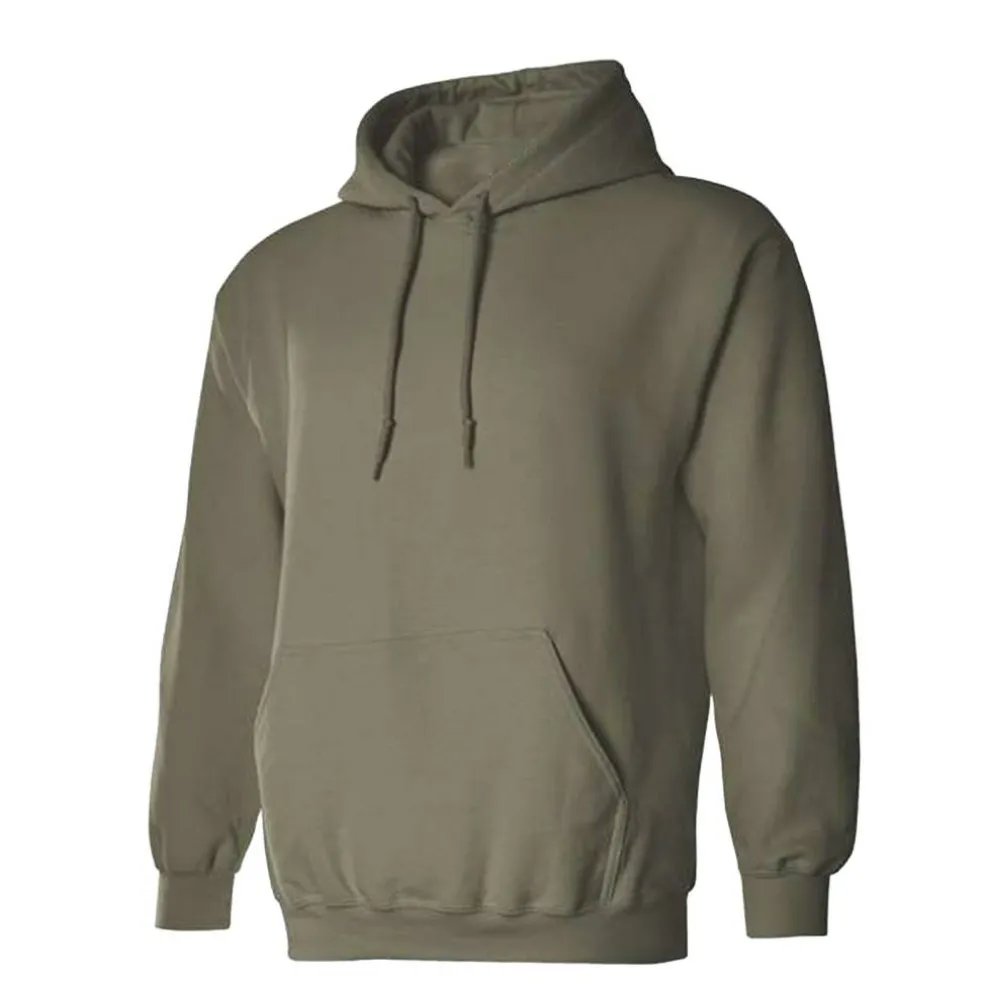 Gildan Men's Heavy Blend Fleece Hooded Sweatshirt, Everyday Pullover Pocket Hoodie, 8 Pack