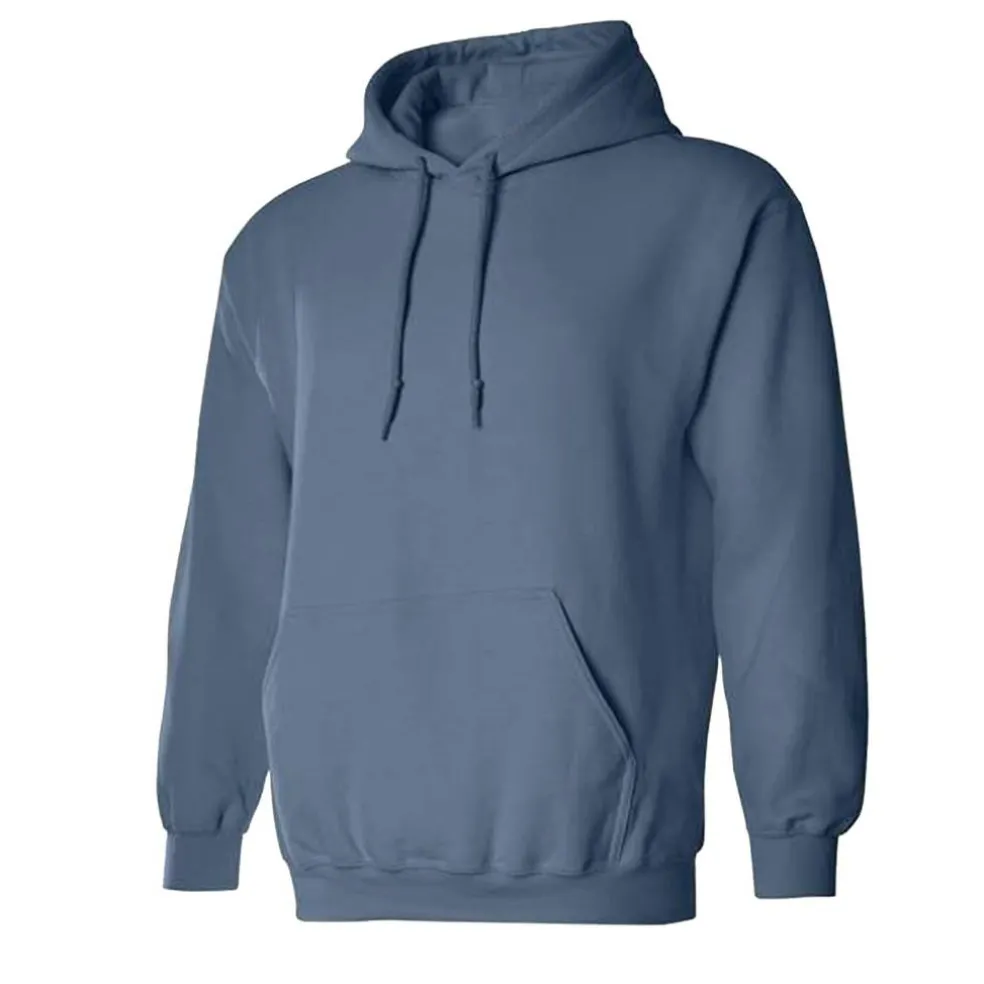 Gildan Men's Heavy Blend Hooded Sweatshirt, Fleece Pullover Blank Hoodie.