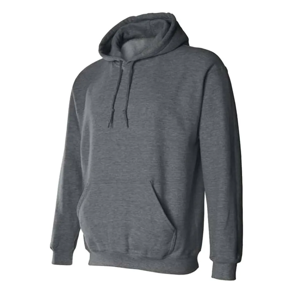 Gildan Men's Heavy Blend Hooded Sweatshirt, Fleece Pullover Blank Hoodie.
