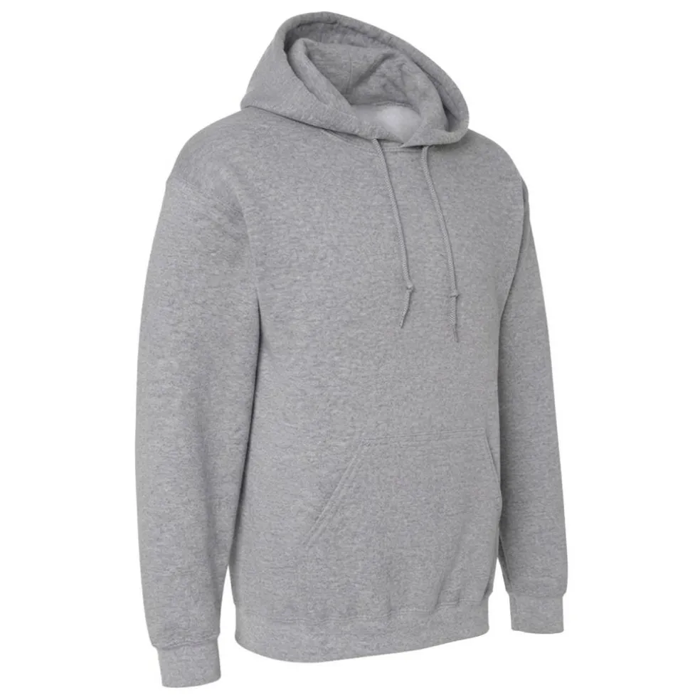 Gildan Men's Heavy Blend Hooded Sweatshirt, Fleece Pullover Blank Hoodie.