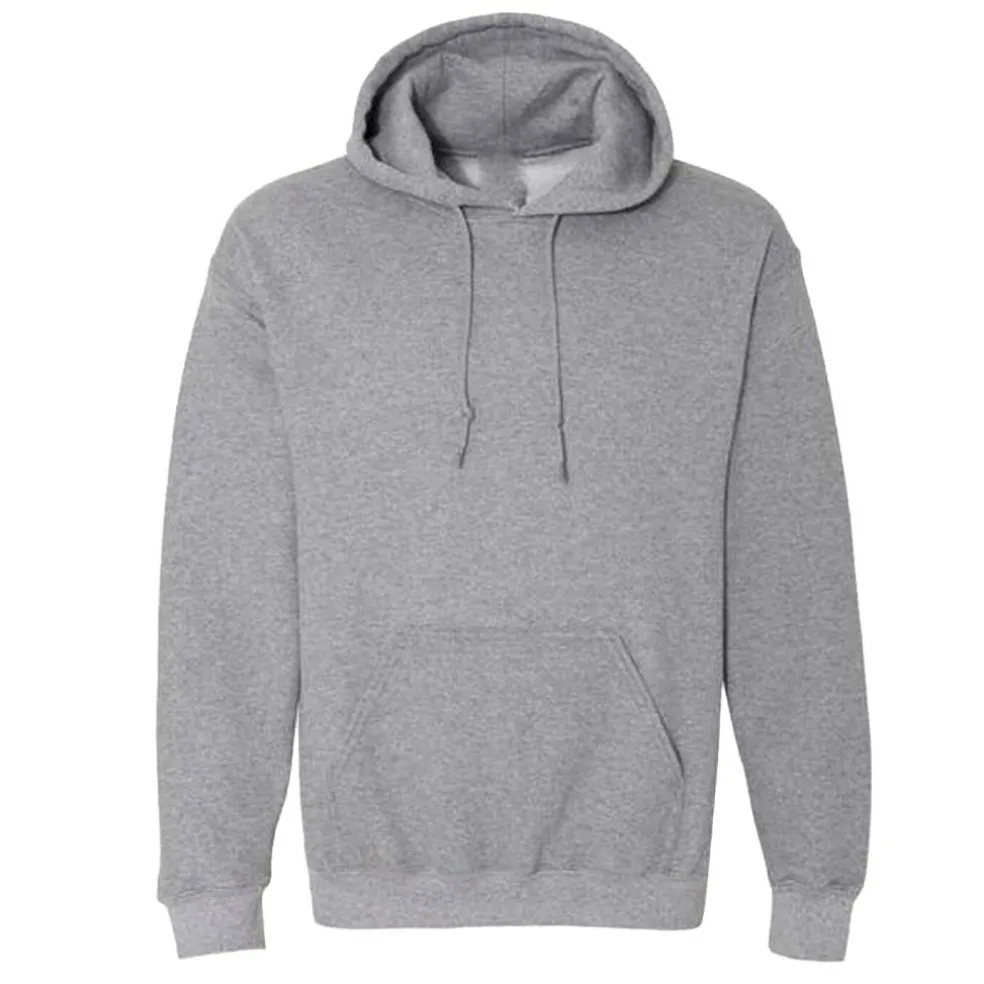 Gildan Men's Heavy Blend Hooded Sweatshirt, Fleece Pullover Blank Hoodie.