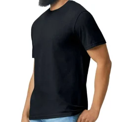 Gildan Softstyle Midweight Cotton Black T-Shirt, Adult Mix Pack Tee