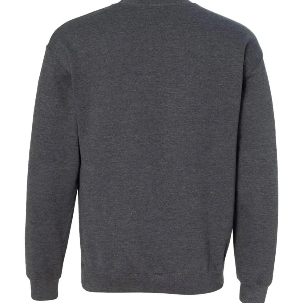 Gildan Unisex Adult Heavy Blend Crewneck Sweatshirt, Fleece Pullover Sweater.