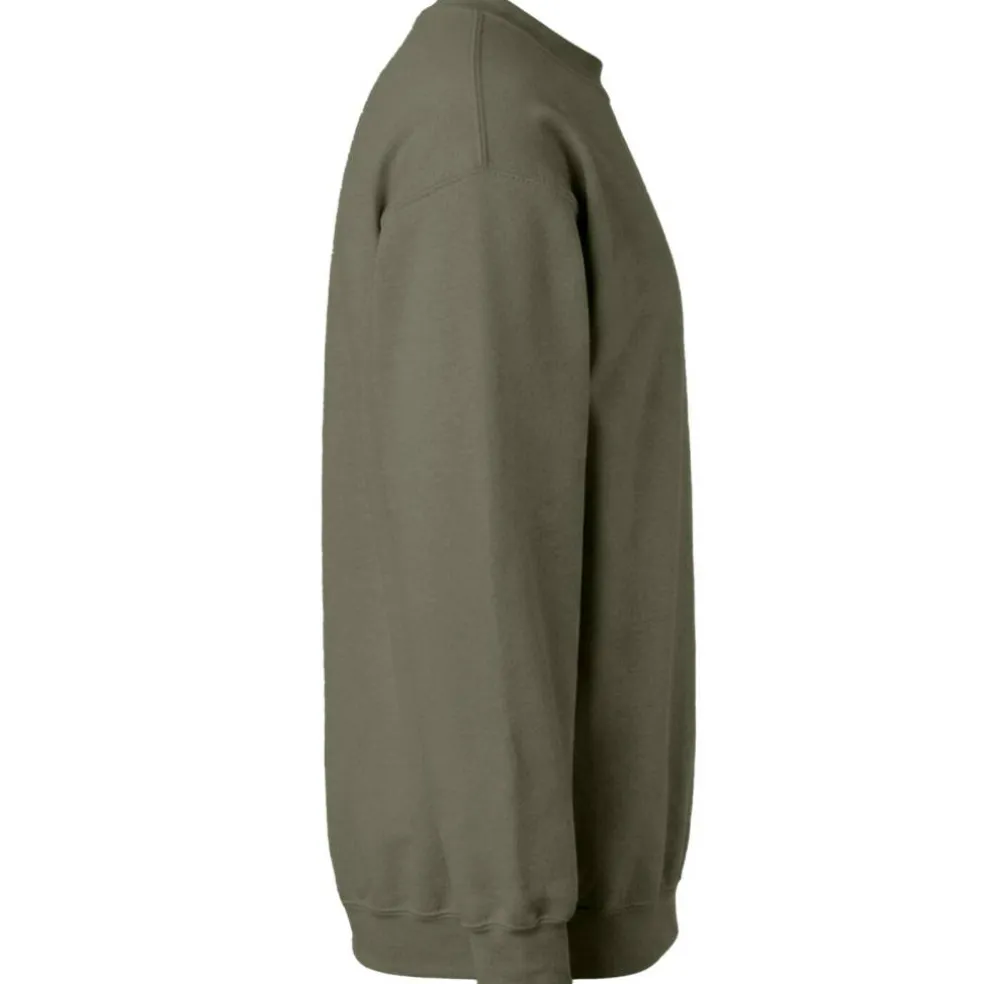 Gildan Unisex Adult Heavy Blend Crewneck Sweatshirt, Fleece Pullover Sweater.