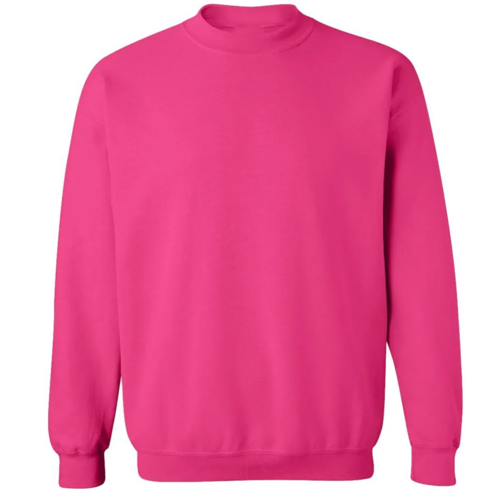 Gildan Unisex Adult Heavy Blend Crewneck Sweatshirt, Fleece Pullover Sweater.