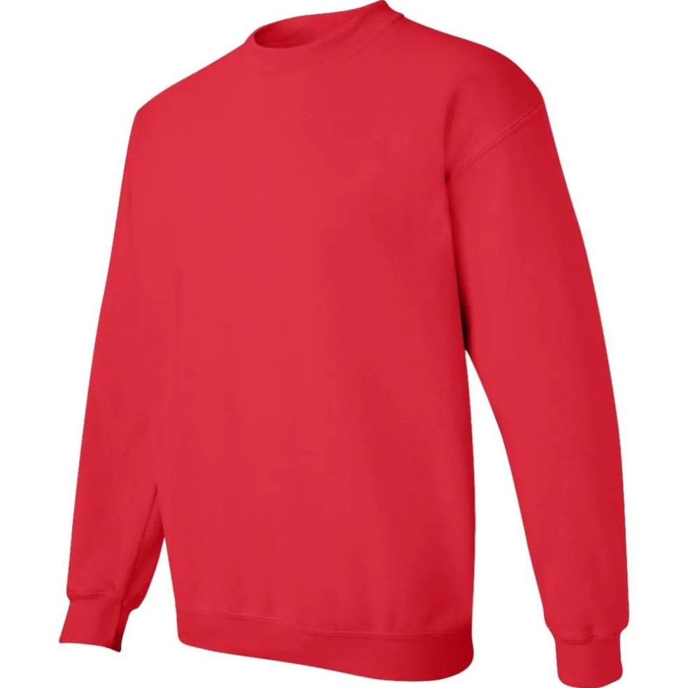 Gildan Unisex Adult Heavy Blend Crewneck Sweatshirt, Fleece Pullover Sweater.