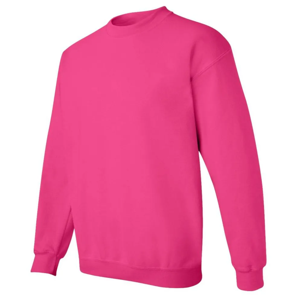 Gildan Unisex Adult Heavy Blend Crewneck Sweatshirt, Fleece Pullover Sweater.