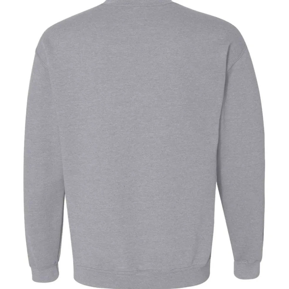 Gildan Unisex Adult Heavy Blend Crewneck Sweatshirt, Fleece Pullover Sweater.