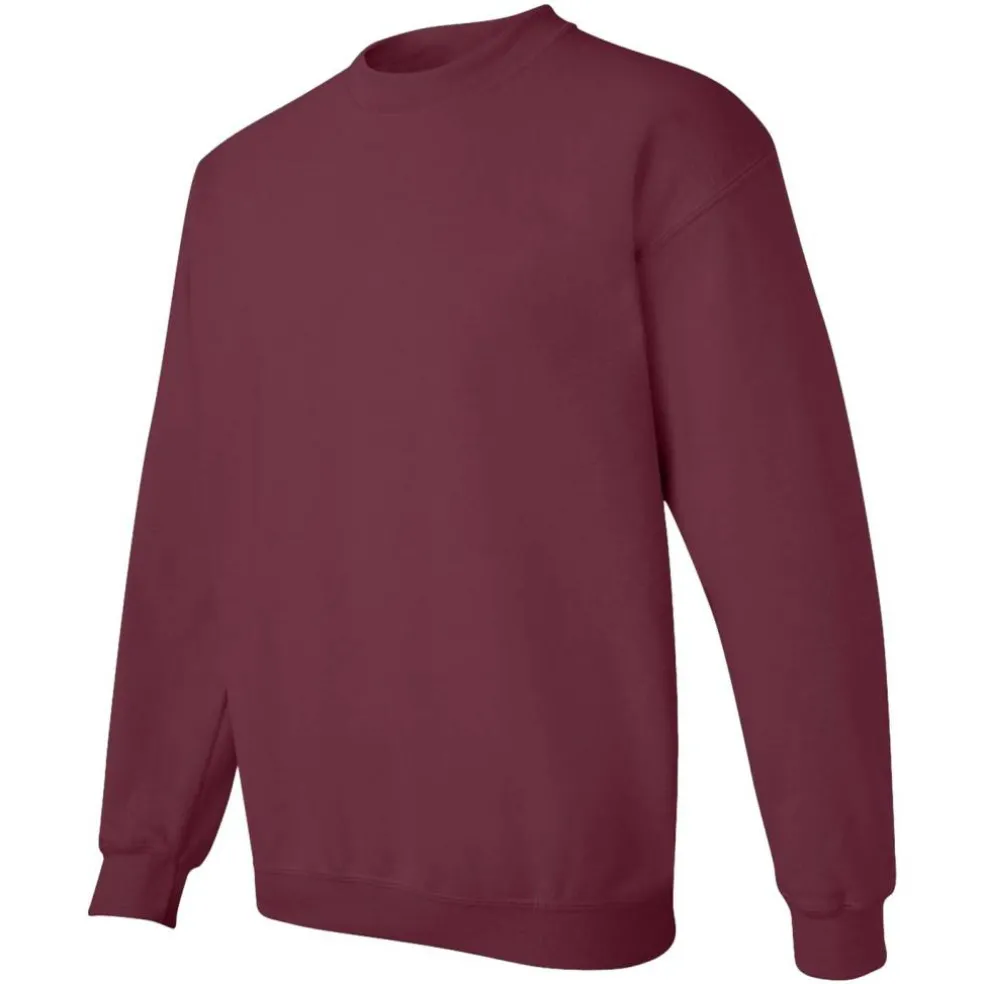 Gildan Unisex Adult Heavy Blend Crewneck Sweatshirt, Fleece Pullover Sweater.