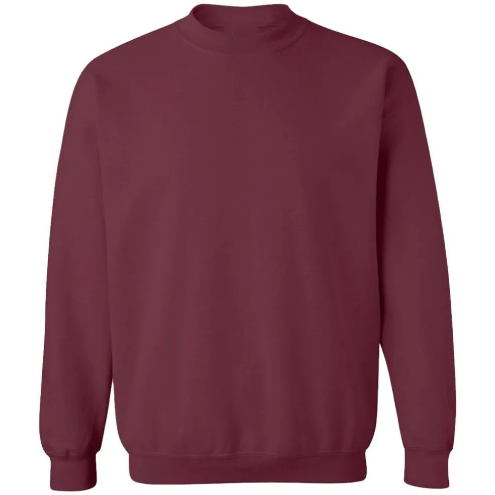 Gildan Unisex Adult Heavy Blend Crewneck Sweatshirt, Fleece Pullover Sweater.