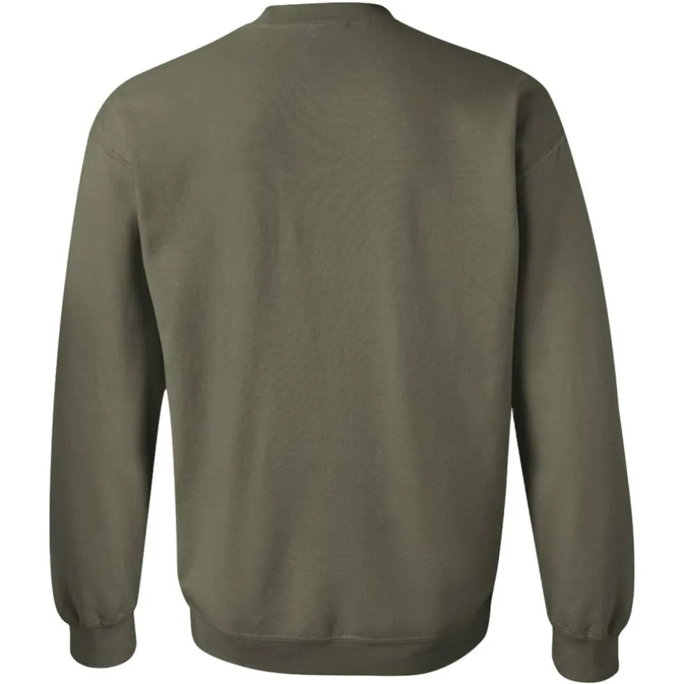 Gildan Unisex Adult Heavy Blend Crewneck Sweatshirt, Fleece Pullover Sweater.
