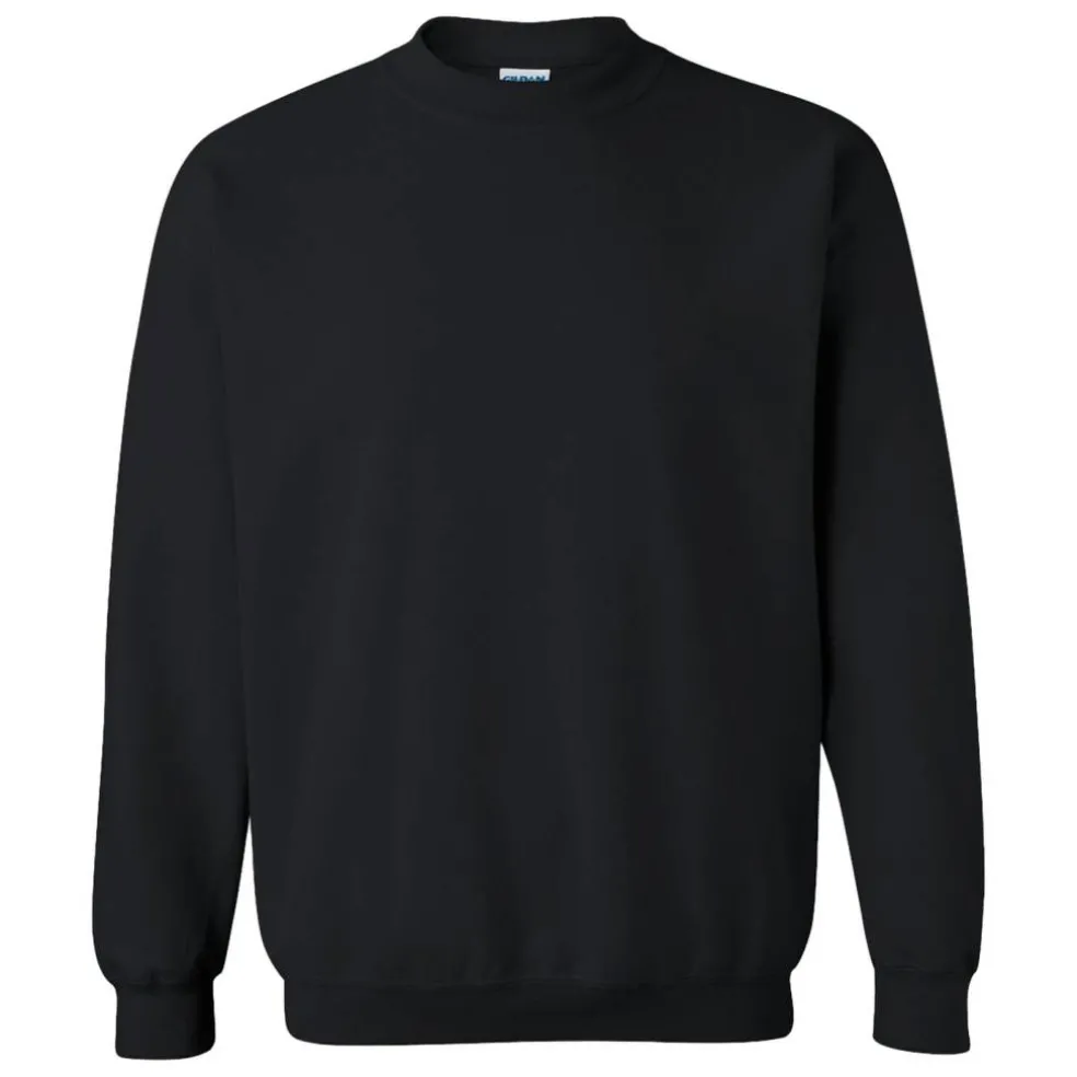 Gildan Unisex Adult Heavy Blend Crewneck Sweatshirt, Fleece Pullover Sweater.