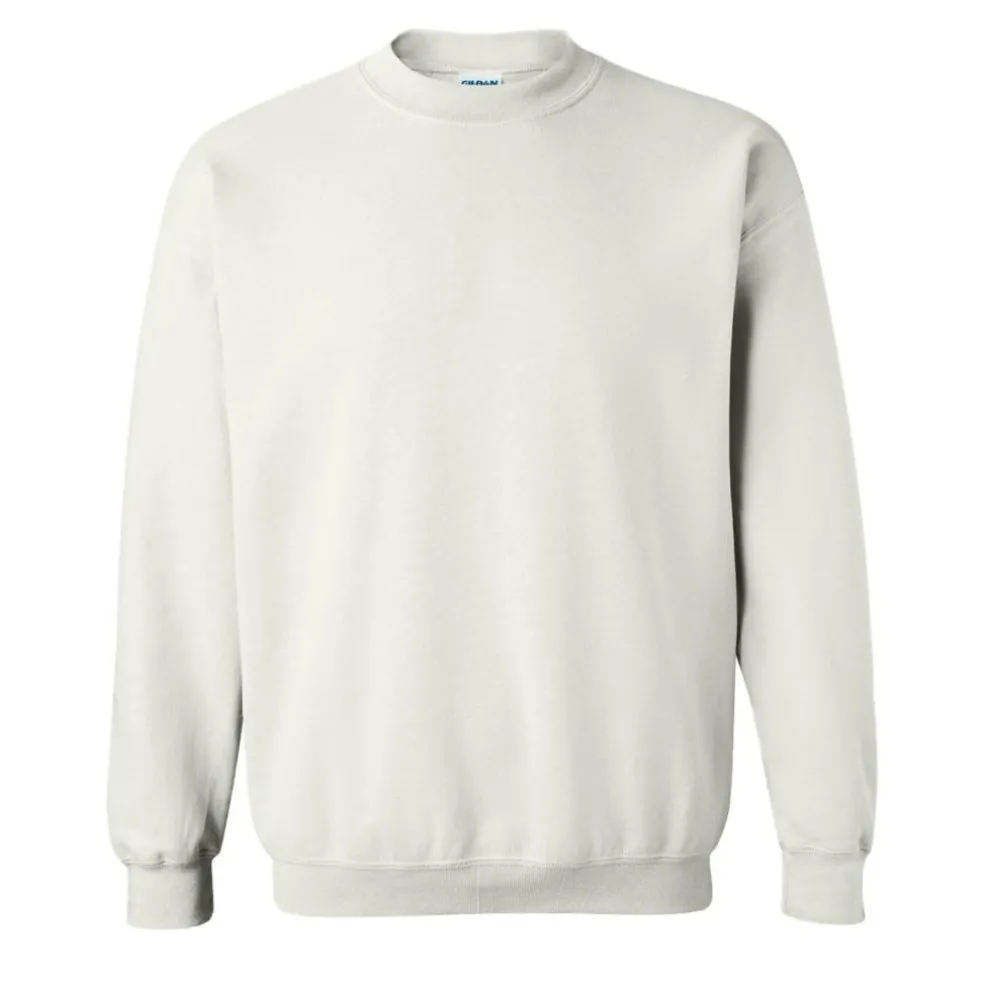 Gildan Unisex Adult Heavy Blend Crewneck Sweatshirt, Fleece Pullover Sweater.
