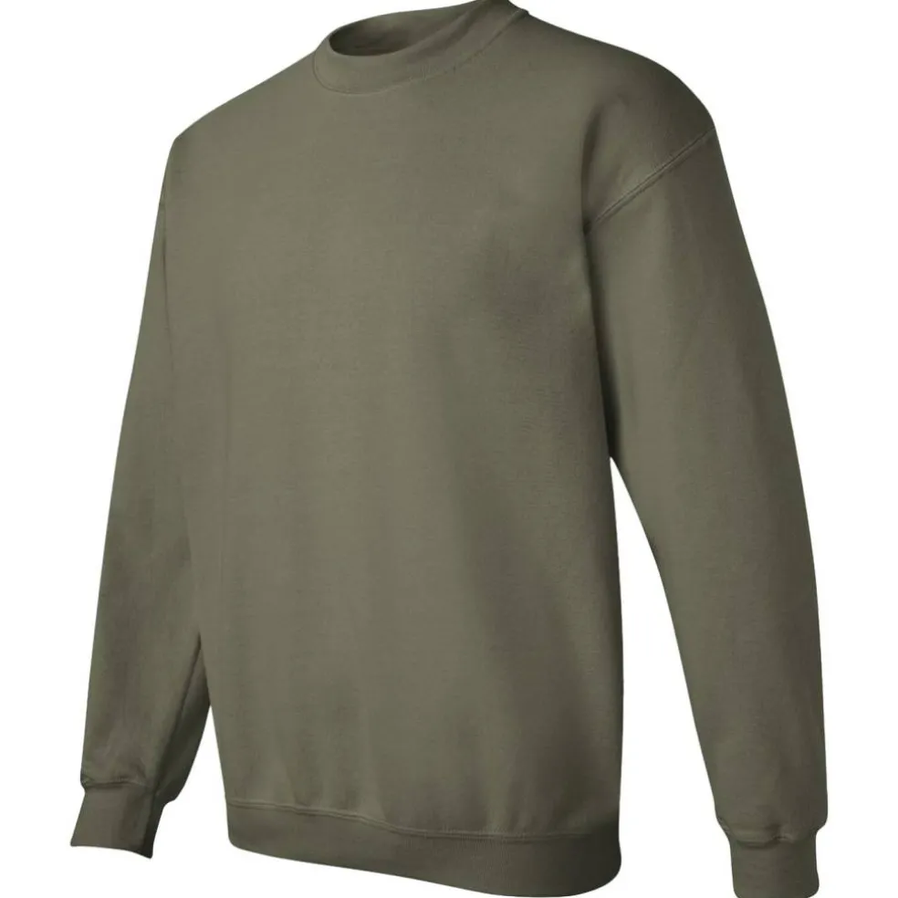 Gildan Unisex Adult Heavy Blend Crewneck Sweatshirt, Fleece Pullover Sweater.
