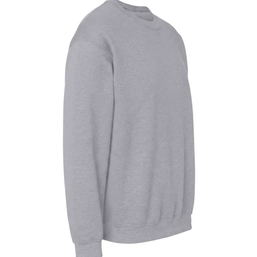 Gildan Unisex Adult Heavy Blend Crewneck Sweatshirt, Fleece Pullover Sweater.
