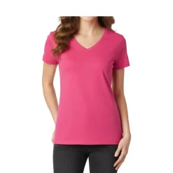 Gildan Women’s Heavy Cotton V-Neck Blank Craft T-Shirt – Cricut & Paint Ready