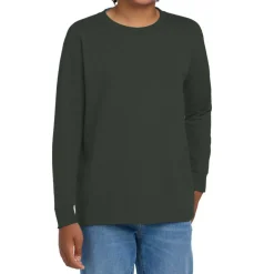 Gildan Youth Heavy Cotton Long Sleeve T-Shirt for DIY, Painting & Screen Printing