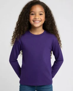 Gildan Youth Heavy Cotton Long Sleeve T-Shirt Free Shipping