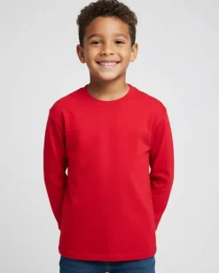 Gildan Youth Heavy Cotton Long Sleeve T-Shirt Free Shipping