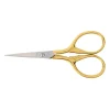 Gingher 3.5 Inch Goldhandle Lions Tail Embroidery Scissors