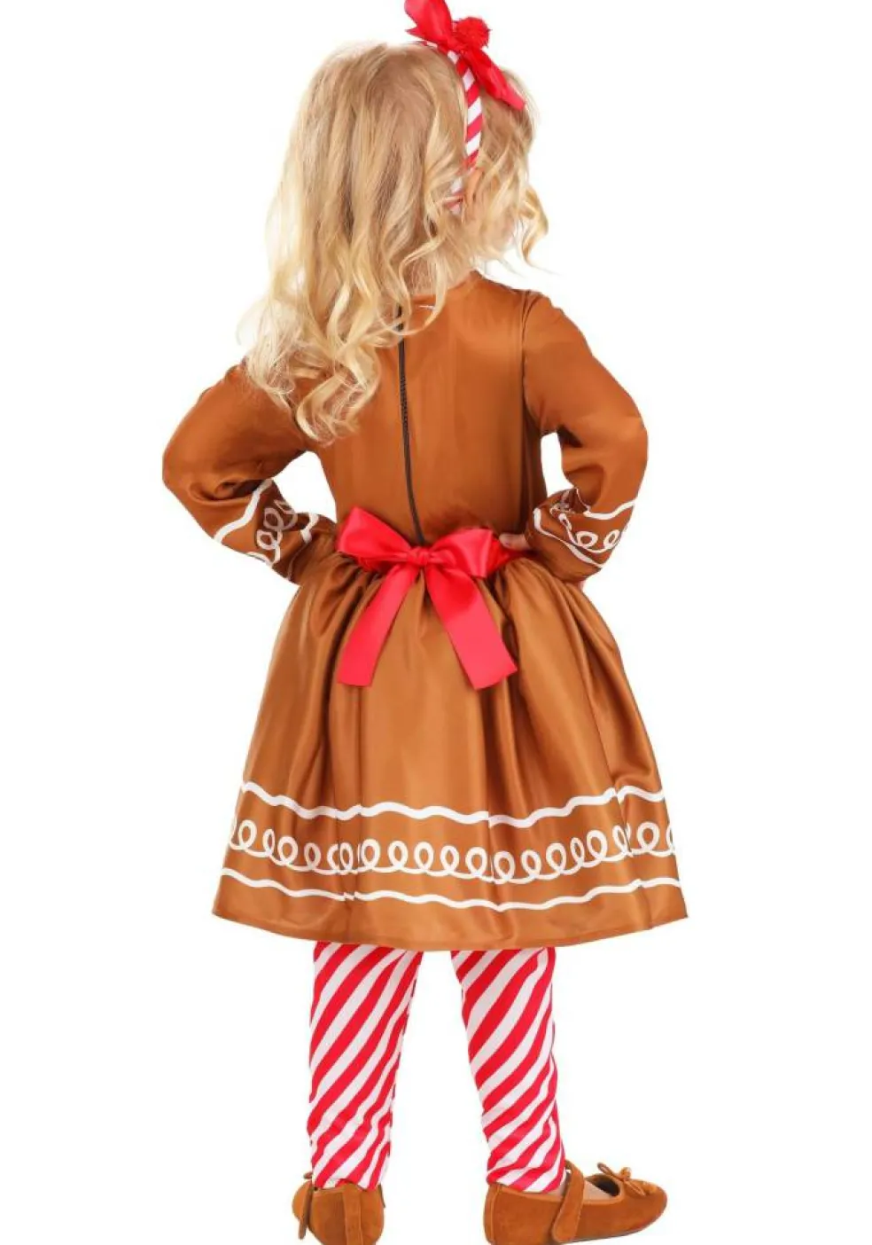 Girl's Toddler Gingerbread Costume Dress
