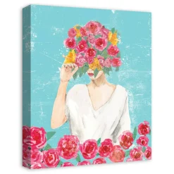 Glam Girl Canvas Wall Art
