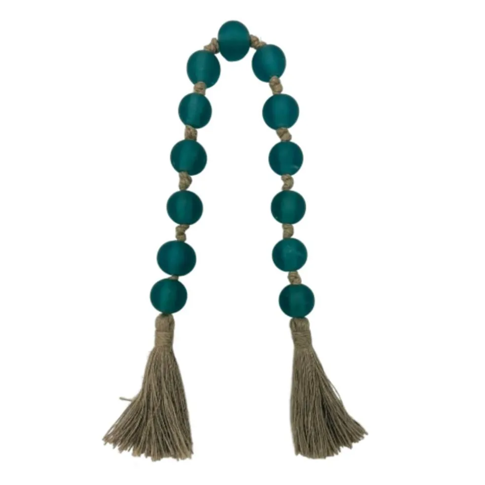32" Glass Bead & Tassel Garland by Ashland®