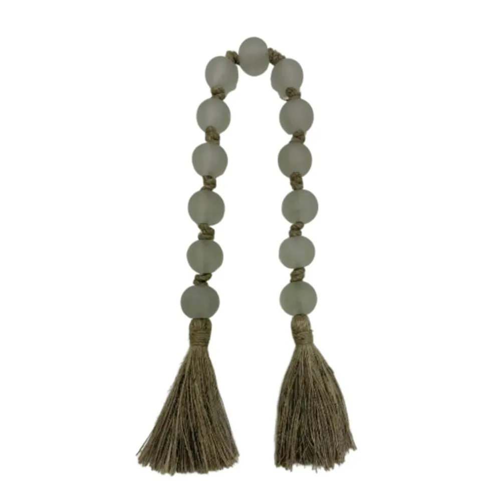 32" Glass Bead & Tassel Garland by Ashland®