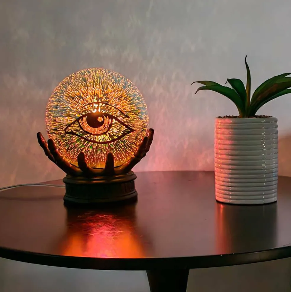 9" Glass Eyeball Table Lamp by Ashland®