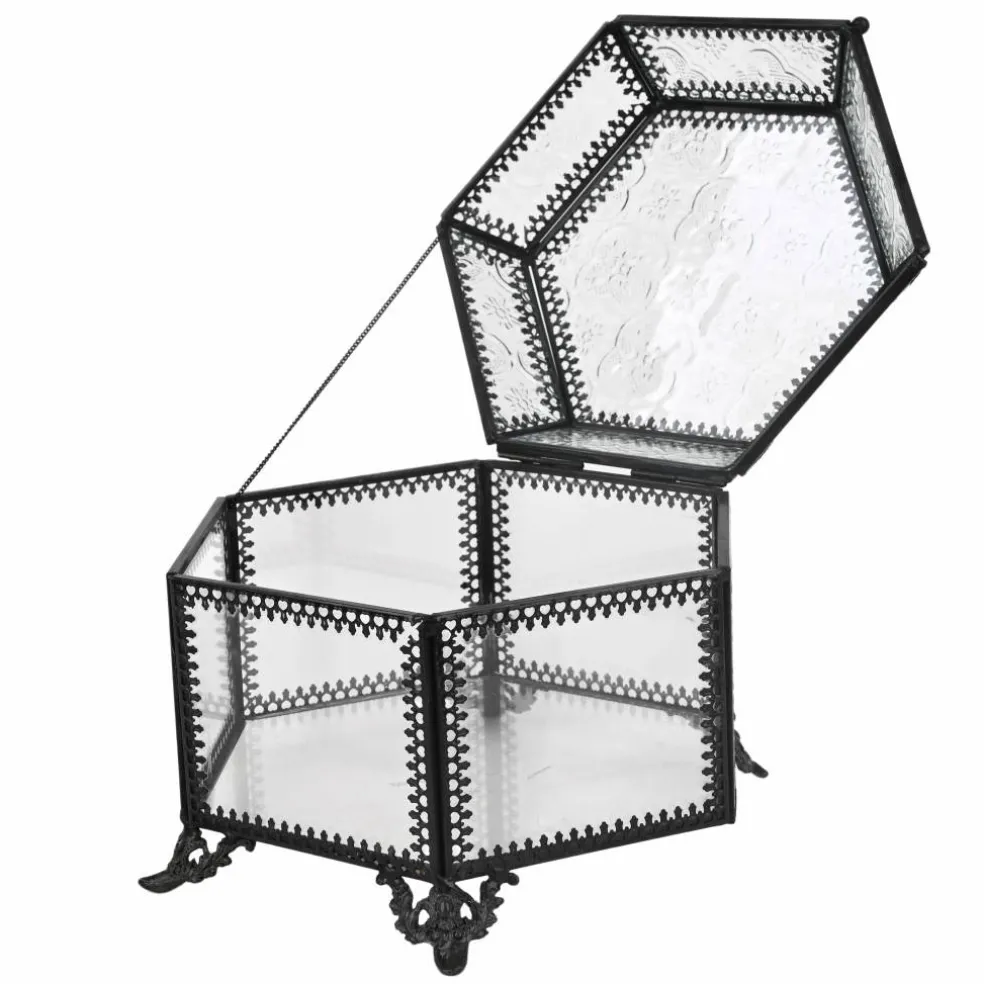 6.5" Glass Hexagon Terrarium by Ashland®
