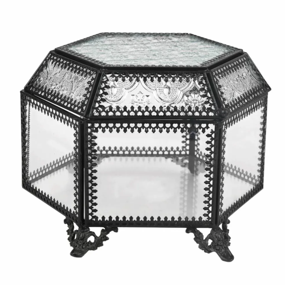 6.5" Glass Hexagon Terrarium by Ashland®