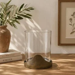 Glass Pillar Candle Holder by Ashland®