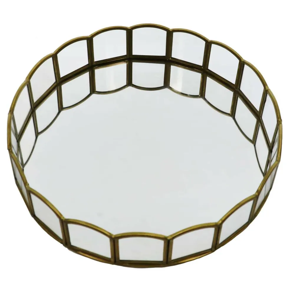 10.5" Glass Round Tray by Ashland®