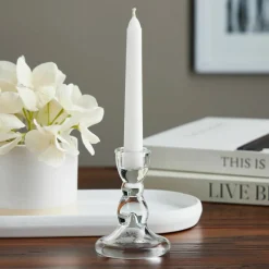 3.5" Glass Taper Candle Holder by Ashland®
