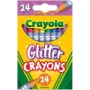 Glitter Crayons, 24 Colors